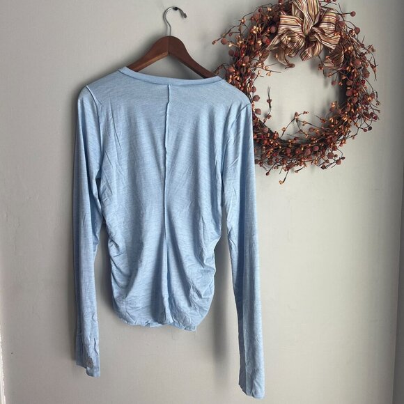 Free People Movement X HATCH SMALL Right On Run Layer Maternity Tops Blue - Picture 5 of 6